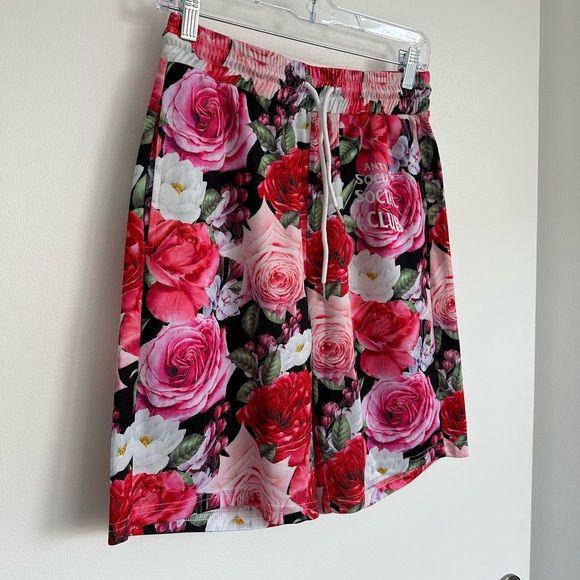 Anti Social Social Club Floral Shorts Size Medium - Picture 4 of 7